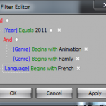 Creating a filter of all animation film for kids in French last year